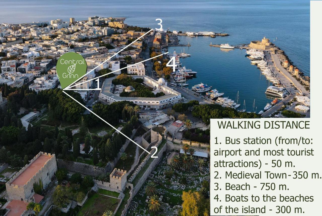 Central Grinn-In The Heart Of Rhodes,New&Stylish! Rhodes City Extérieur photo
